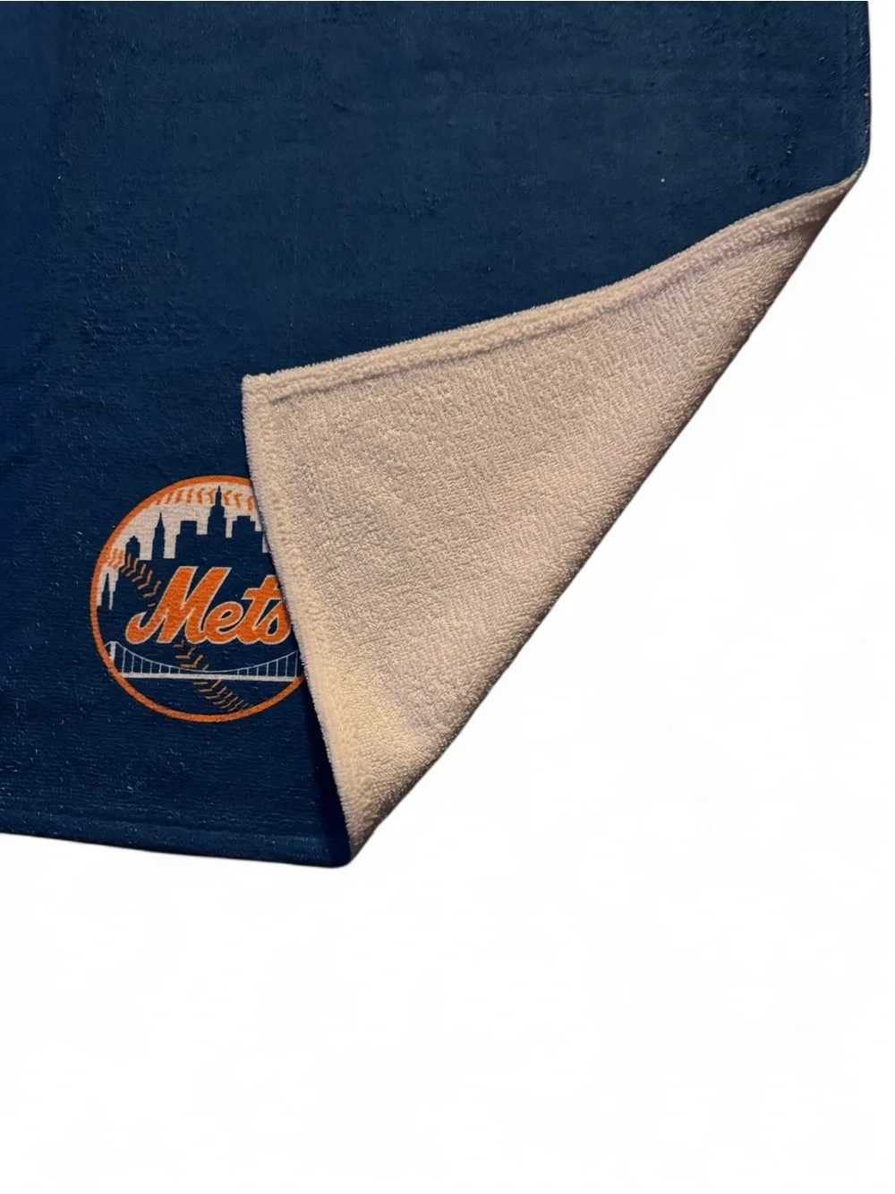 NY Mets Radio 880 Navy Blue Beach Towel NEW